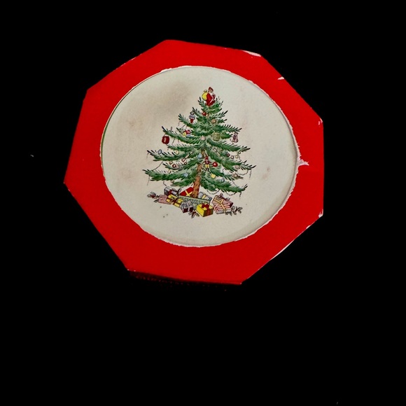 Spode Other - New Spode Christmas Tree Thirsty coaster. Set of four